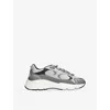 Cleens Pulse Runner Panelled Mesh Sneakers In Gray