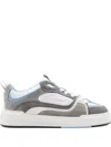 Cleens Essential Skate Panelled Mesh Sneakers In Multi