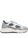 Cleens Pulse Runner Panelled Mesh Sneakers In Blue