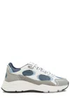 Cleens Pulse Runner Panelled Mesh Sneakers In Blue