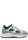 Cleens Pulse Runner Panelled Mesh Sneakers In Blue