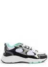 Cleens Pulse Runner Panelled Mesh Sneakers In Green
