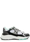 Cleens Pulse Runner Panelled Mesh Sneakers In Green