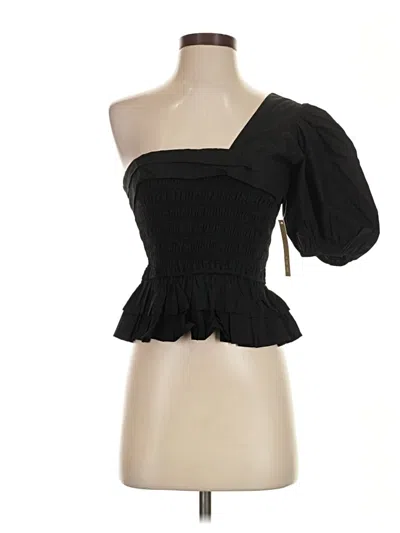 Pre-owned Cleobella 3/4 Sleeve Blouse In Black