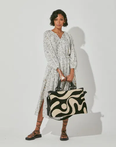 Cleobella Aaliyah Kaftan Midi Dress In White