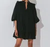 CLEOBELLA ABBY MINI DRESS IN BLACK