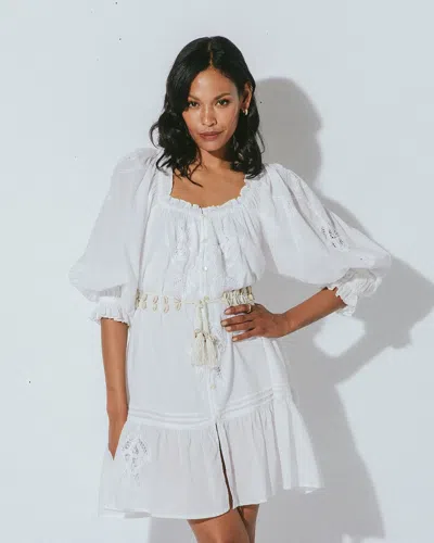 Cleobella Adalee Mini Dress Ivory