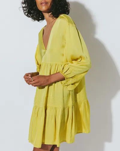 Cleobella Adelyn Mini Dress In Yellow