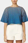 Cleobella Alana Blouse Top In Matera Print In Multi