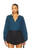 Cleobella Alicia È¡¬è¡« Â€“ É©¬ç•¥å�¡å²›è“�. Å°ºç � S (also Â€“ L, M, Xl, Xs). In Blue