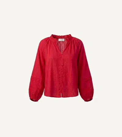 Cleobella Alicia Blouse | Goji Berry