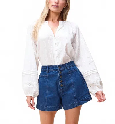 Cleobella Alicia Blouse In Ivory In Multi