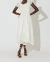 Cleobella Allegra Midi Dress In Ivory In Multi