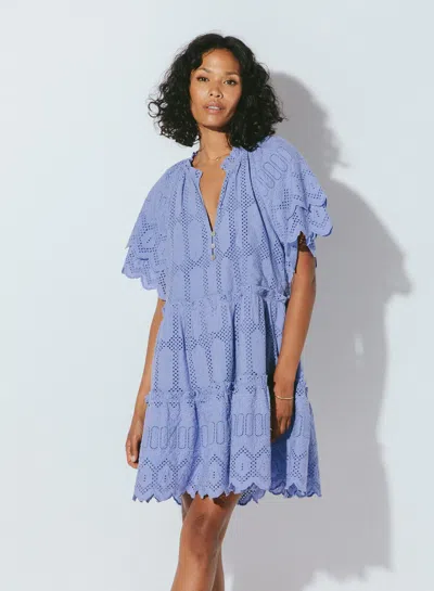 Cleobella Alma Mini Dress Sky