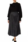 Cleobella Amber Ankle Skirt In Saul In Black