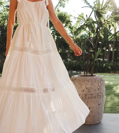 Cleobella Ambrosia Ankle Dress | Ivory In Multi