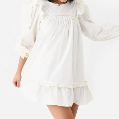 Cleobella Annabelle Mini Dress In Ivory In White