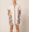 Cleobella Anahita Mini Dress In Veneto Paisley In Multi