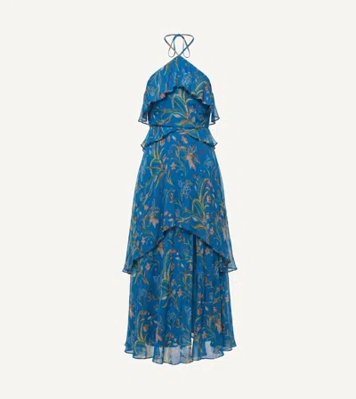 Cleobella Aphrodite Ankle Dress | Blue Florabella