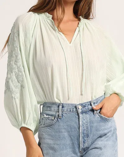 Cleobella Arala Blouse In Green