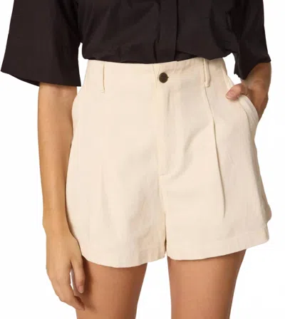 Cleobella Austin High-waist Short In Ivory In White