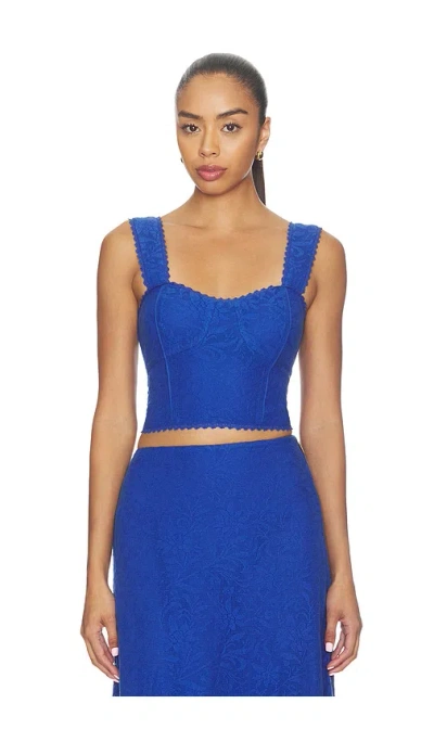 Cleobella Azul Top In Blue