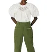 Cleobella Baylor Blouse In Ivory In Multi
