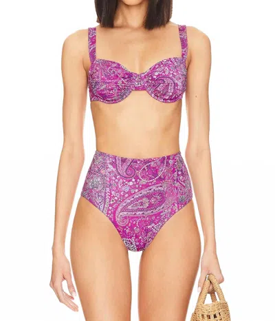 Cleobella Beckett Top In Pink In Purple