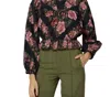 Cleobella Bernadette Floral Print Organic Cotton Top In Multi