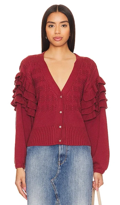 Cleobella Cardigan Bess In Red