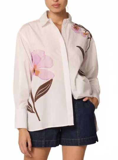 CLEOBELLA BETSABE BLOUSE IN MORESCO IVORY