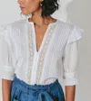 Cleobella Bianca Blouse In White