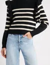 Cleobella Blair Ruffle Stripe Sweater In Multi