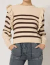 Cleobella Blair Sweater In Cream/brown In Multi