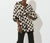 Cleobella Brenda Crochet Cardigan In Cream/black In Multi
