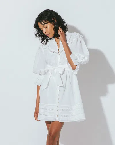 Cleobella Brianna Mini Dress In White