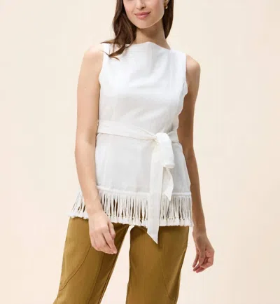 Cleobella Bridget Top In Ivory In White