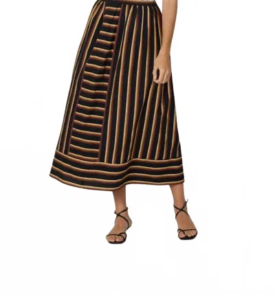 Cleobella Bristol Top And Skirt Set In Black Multi