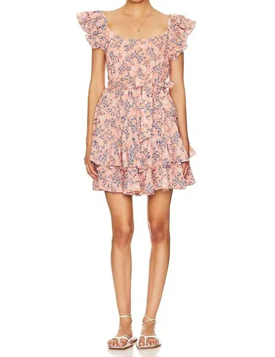 Cleobella Britt Mini Dress In Positano Floral In Pink