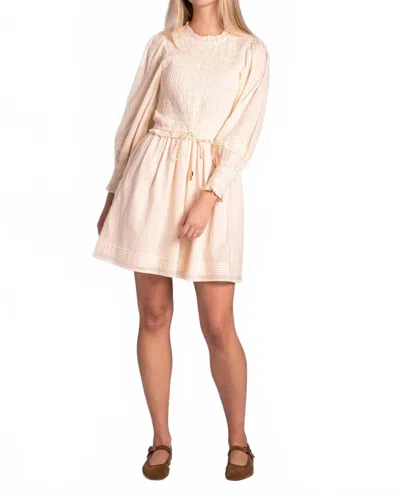 Cleobella Brooke Mini Dress In Pale Champagne In White