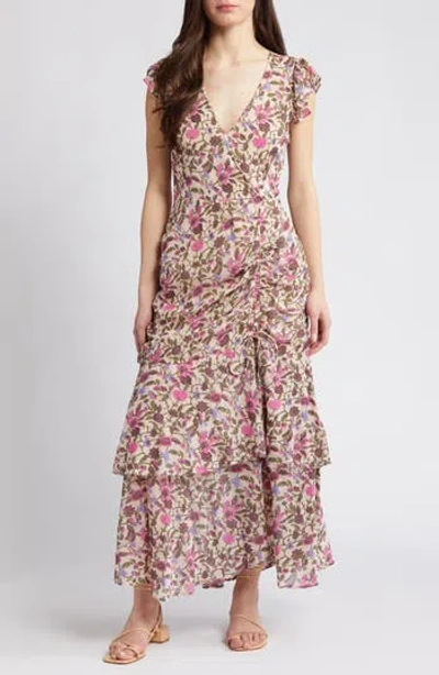 Cleobella Bryce Chiffon Maxi Dress In Kaia Print