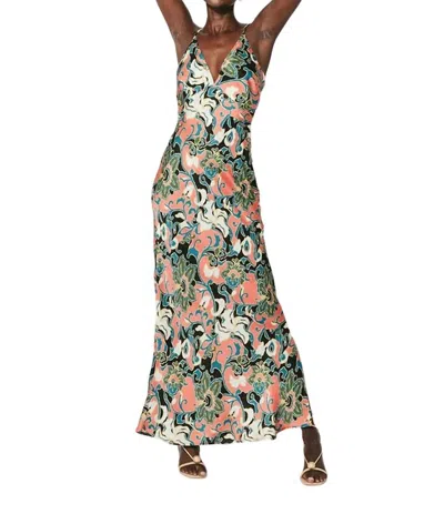 Cleobella Cadence Printed Ankle Dress In Gypsy Bloom In Multi