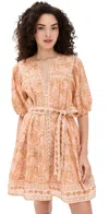 Cleobella Calista Mini Dress In Cecil Blush In Cecil Blush Print