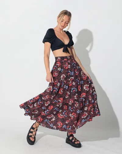 Cleobella Calle Ankle Skirt In Multi