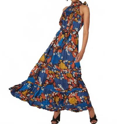 Cleobella Camille Maxi Dress In Sakura In Blue