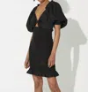Cleobella Camryn Mini Dress In Charcoal In Black