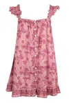 Cleobella Capella Chemise Set Batik Print In Multi