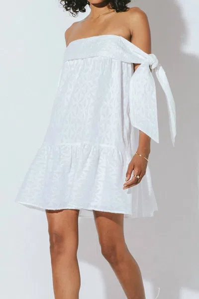 Cleobella Cara Mini Dress In White
