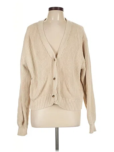 Pre-owned Cleobella Cardigan Sweater In Tan