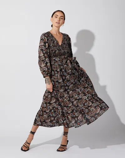 Cleobella Carly Ankle Dress In Black